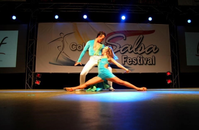 David & Paulina at the 2013 Colombia Salsa Festival 