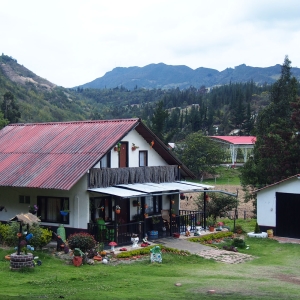 Farm houses in Sutatausa