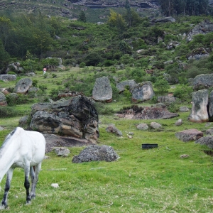 Some of the hundreds of boulders of Sutatausa