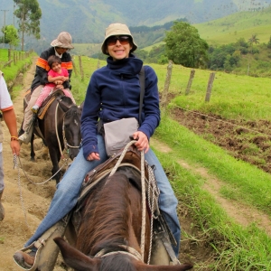 Riding in Cocora Valley