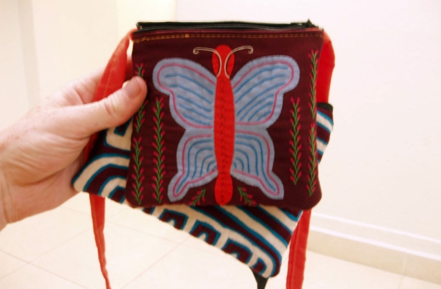 Molas can be seen in a variety of goods like this pouch