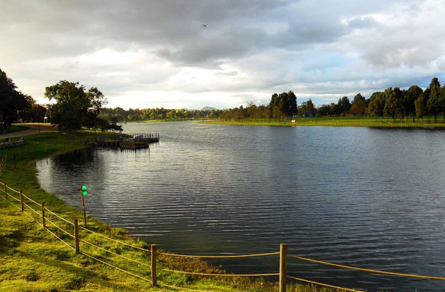 Lake at Simon Bolivar Park