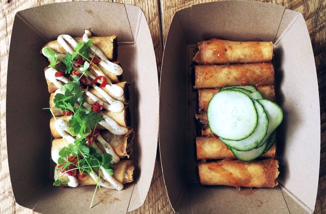 Lumpia from the Lumpia Shack in New York