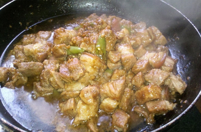 Traditional pork adobo