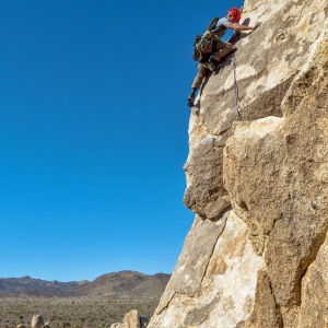 Guide leading a 5.6
