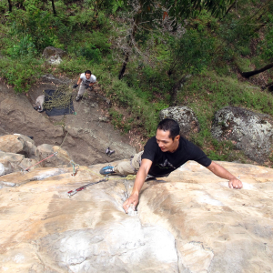 Climbing in Macheta