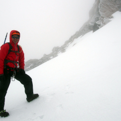 Near the top of the Santa Isabel Volcano