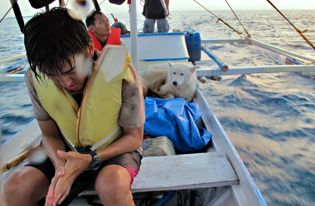 The difficult boat ride from Camiguin to Calayan