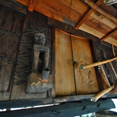 Chozas tradicionales de los Ifugao