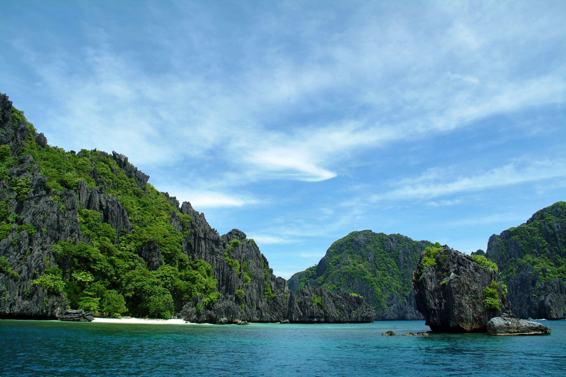 Las islas en El Nido, Palawan