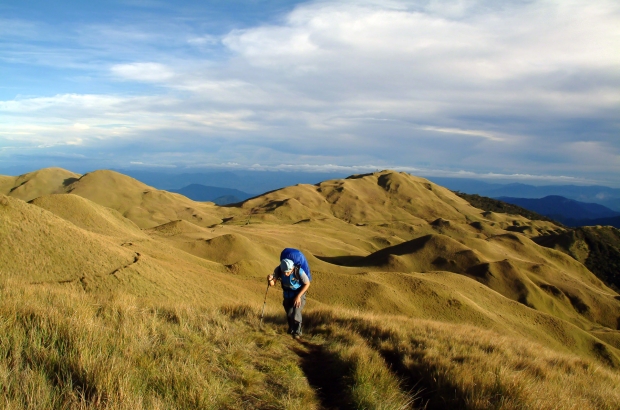 Entre los pastizales de Mt. Pulag