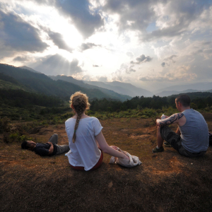 Sunset view at Mt. Ampacao in Sagada