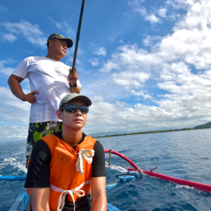 Heading off to Capones Island