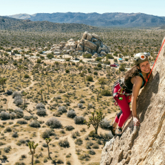 Happy climber