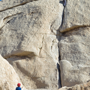 Mock-leading a crack