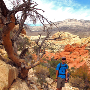 Hiking in Red Rocks Canyon